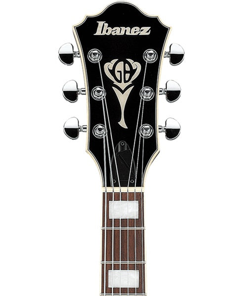 Exclusiva en Veerkamp Online Ibanez Guitarra Eléctrica Ámbar Antiguo GB10EM-AA, George Benson