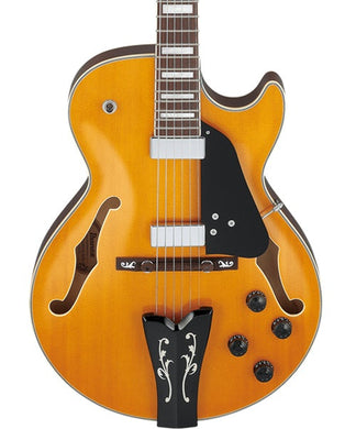 “Exclusiva en Veerkamp Online” Ibanez Guitarra Eléctrica Ámbar Antiguo GB10EM-AA, George Benson