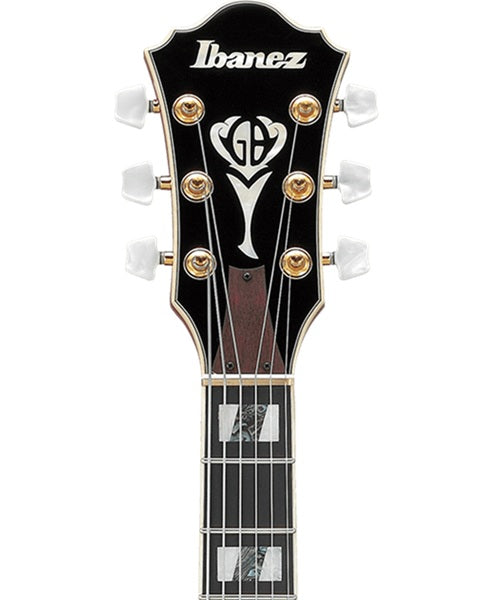 Exclusiva en Veerkamp Online Ibanez Guitarra Eléctrica Rojo Safiro GB10SEFM-SRR con Estuche, George Benson