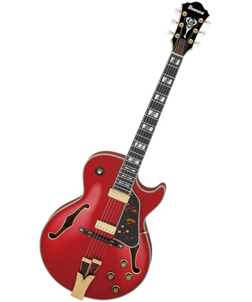 Exclusiva en Veerkamp Online Ibanez Guitarra Eléctrica Rojo Safiro GB10SEFM-SRR con Estuche, George Benson