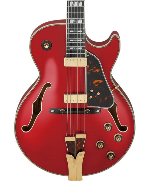 Exclusiva en Veerkamp Online Ibanez Guitarra Eléctrica Rojo Safiro GB10SEFM-SRR con Estuche, George Benson
