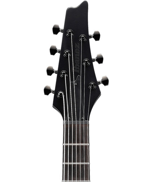 Ibanez Guitarra Eléctrica 7 Cuerdas Negro Mate ICTB721-BKF con Funda, Serie Iceman Iron Label