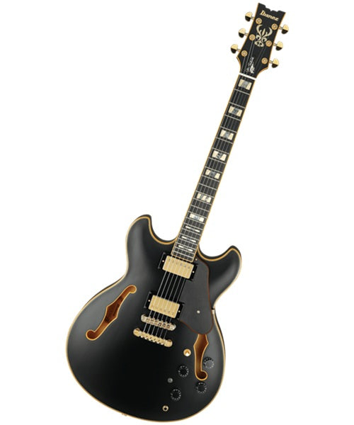 Ibanez Guitarra Eléctrica Negro Mate JSM20-BKL con Estuche, John Scofield