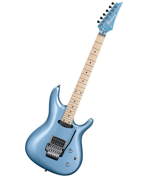 Exclusiva en Veerkamp Online Ibanez Guitarra Eléctrica JS140M-SDL Azul Claro Metal, Joe Satriani