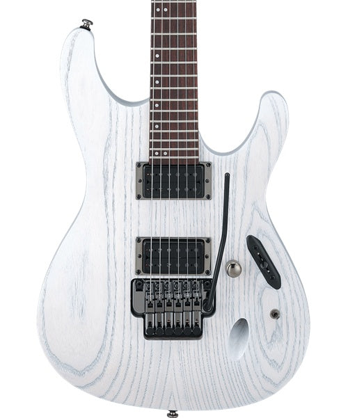 Exclusiva en Veerkamp Online Ibanez Guitarra Eléctrica PWM20 Entintado Blanco, Paul Waggoner