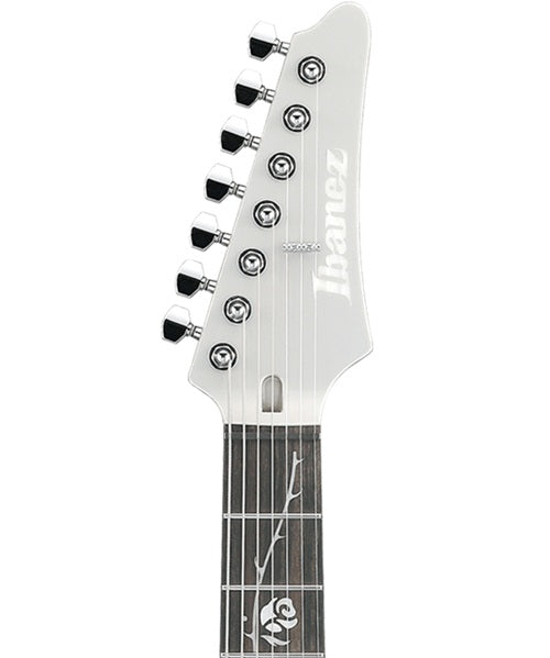 Exclusiva en Veerkamp Online Ibanez Guitarra Eléctrica 7 Cuerdas TOD70 Plata Brillante con Funda, Tim Henson
