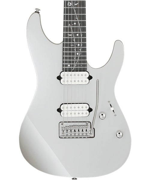 Exclusiva en Veerkamp Online Ibanez Guitarra Eléctrica 7 Cuerdas TOD70 Plata Brillante con Funda, Tim Henson