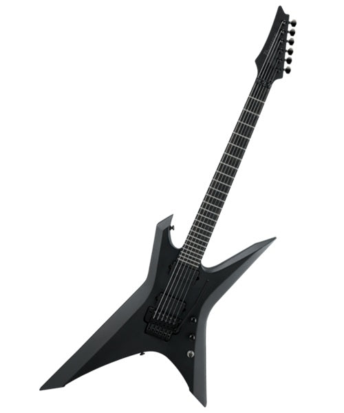 Exclusiva en Veerkamp Online Ibanez Guitarra Eléctrica Negro Mate XPTB620-BKF con Funda, Serie X Iron Label