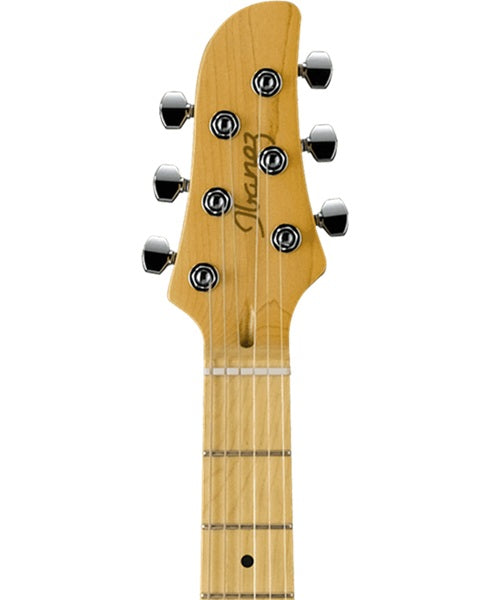 Exclusiva en Veerkamp Online Ibanez Guitarra Eléctrica YY10-SGS Limo Verde Brillante, Yvette Young