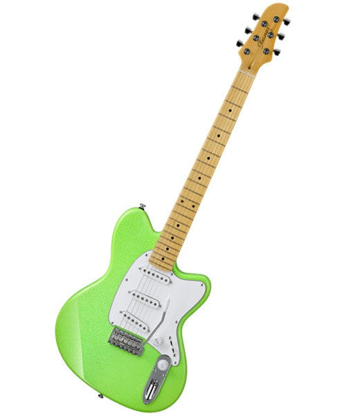 Exclusiva en Veerkamp Online Ibanez Guitarra Eléctrica YY10-SGS Limo Verde Brillante, Yvette Young