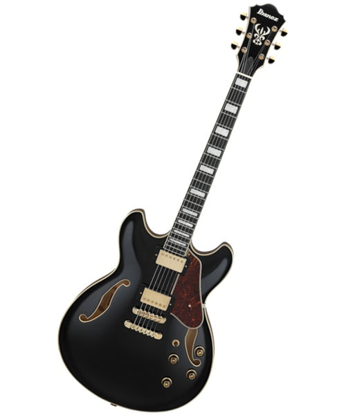 Ibanez Guitarra Eléctrica Negro AS93BC-BK, Artcore Expressionist