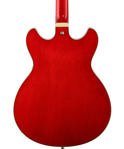 Ibanez Guitarra Eléctrica 12 Cuerdas Rojo Transparente AS7312-TCD, Serie Artcore