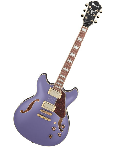 Ibanez Guitarra Eléctrica Purpura Metálico Mate AS73G-MPF, Serie Artcore