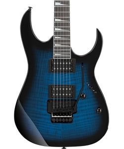 Ibanez Guitarra Eléctrica Entintada Azul/Sombreado Negro GRG320FA-TBS, Serie Gio