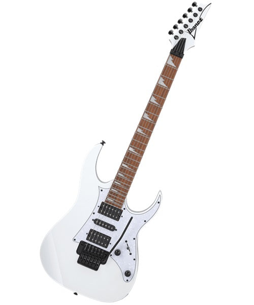 Ibanez Guitarra Eléctrica RG450DXB-WH Blanca, Serie RG