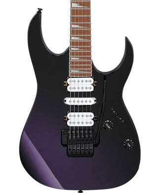 Ibanez Guitarra Eléctrica RG470DX-TMN Negro Degradado Morado, Serie RG