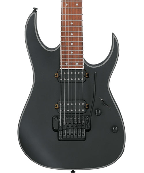 Ibanez Guitarra Eléctrica 7 Cuerdas RG7420EX-BKF Negra Mate, Serie RG