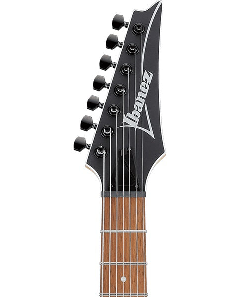 Ibanez Guitarra Eléctrica 7 Cuerdas RG7421EX-BKF Negra Mate, Serie RG