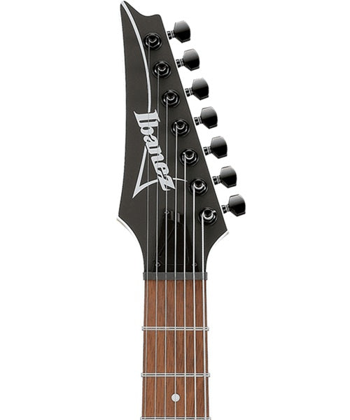 Ibanez Guitarra Eléctrica 7 Cuerdas RG7421EXL-BKF Negra Mate, Serie RG Zurda