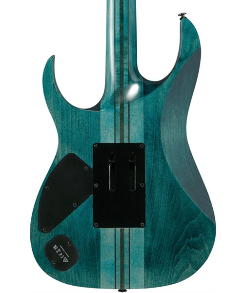 “Exclusiva en Veerkamp Online” Ibanez Guitarra Entintado Azul Mate RGT1220PBK-COL con Funda, Serie RG Premium