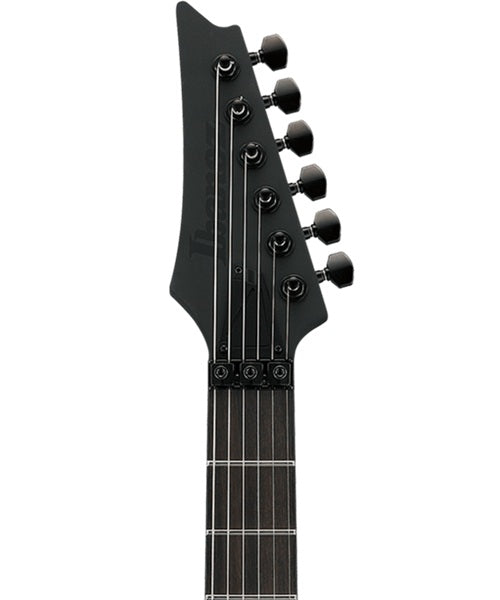 Exclusiva en Veerkamp Online Ibanez Guitarra Eléctrica Negro Mate RGRB620-BKF, Serie RG Iron Label