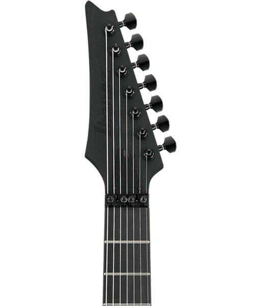 “Exclusiva en Veerkamp Online” Ibanez Guitarra Eléctrica 7 Cuerdas Negro Mate RGRB720-BKF, Serie RG Iron Label