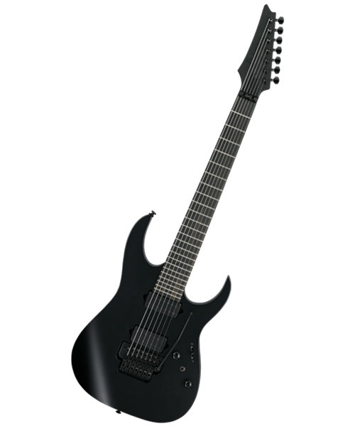 “Exclusiva en Veerkamp Online” Ibanez Guitarra Eléctrica 7 Cuerdas Negro Mate RGRB720-BKF, Serie RG Iron Label