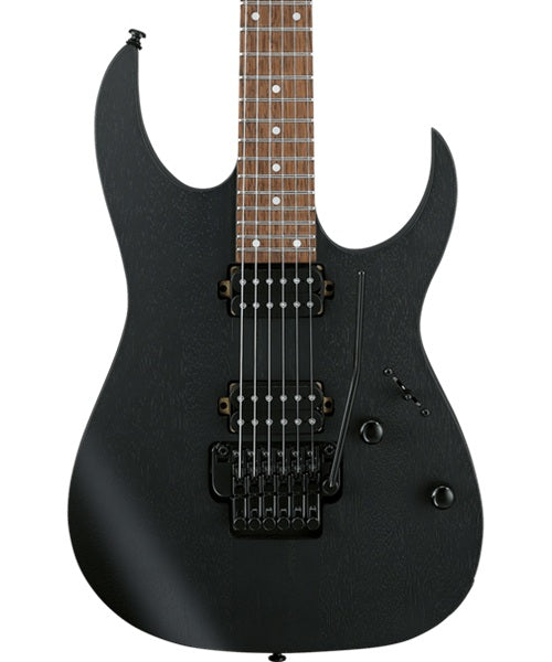 Exclusiva en Veerkamp Online Ibanez Guitarra Eléctrica Negro Erosionado RGRT420-WK, Serie RG