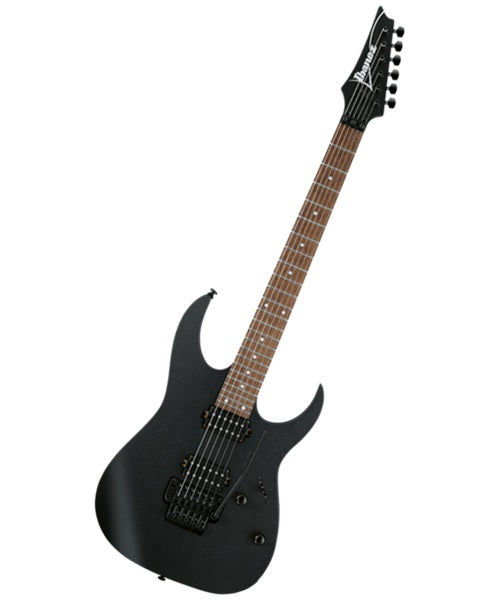 Exclusiva en Veerkamp Online Ibanez Guitarra Eléctrica Negro Erosionado RGRT420-WK, Serie RG