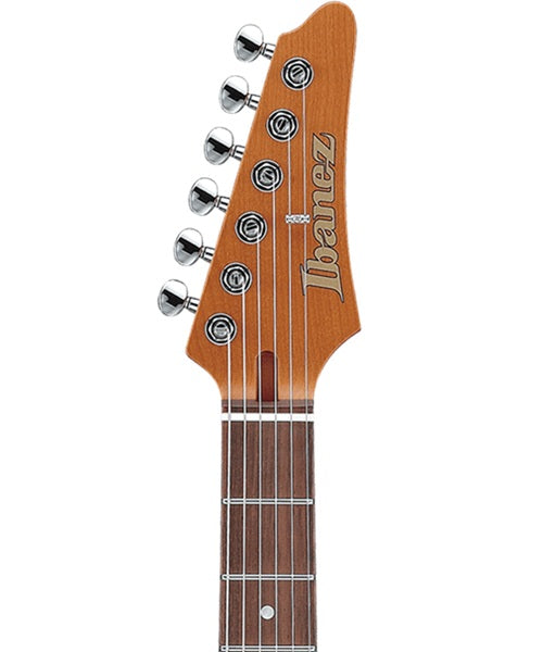 Exclusiva en Veerkamp Online Ibanez Guitarra Eléctrica Azul Marino Mate AZ2203NT-DBF con Estuche, Serie AZ Prestige