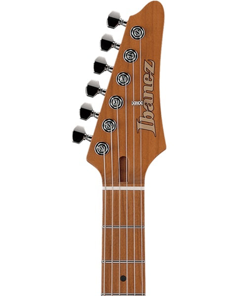 “Exclusiva en Veerkamp Online” Ibanez Guitarra Eléctrica Rosa Pastel Metálico AZ2204-HRM con Estuche, Serie Azes Prestige