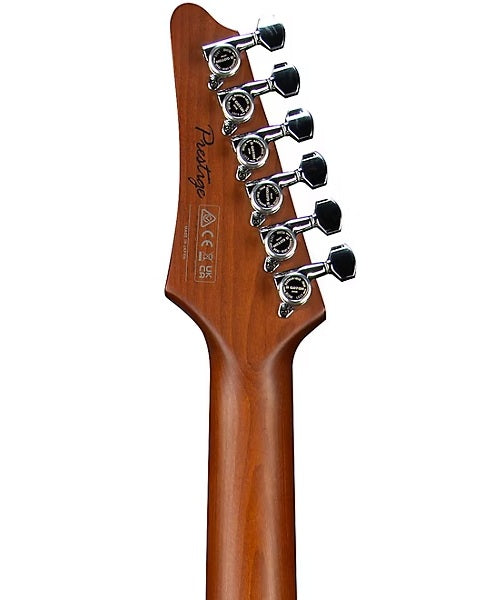 Exclusiva en Veerkamp Online Ibanez Guitarra Eléctrica Entintado Gris/Sombreado Azul AZ2407F-SDE con Estuche, Serie Azes Prestige