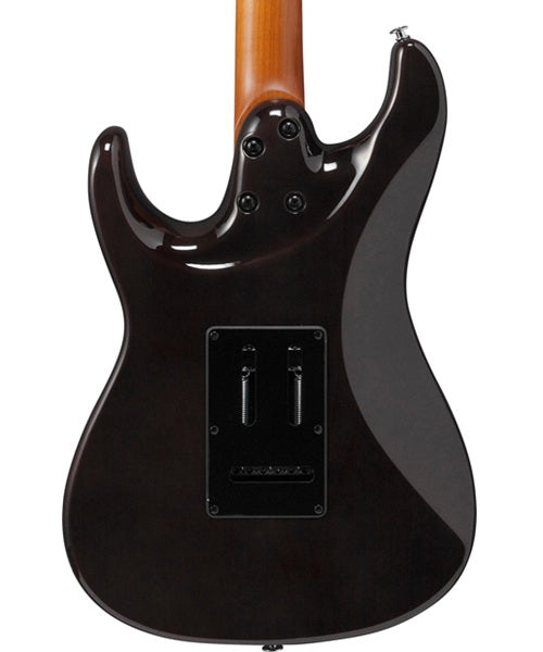 Ibanez Guitarra Eléctrica Negro Transparente/Sombreado Negro AZ22S1F-TKS, Serie AZ Standard