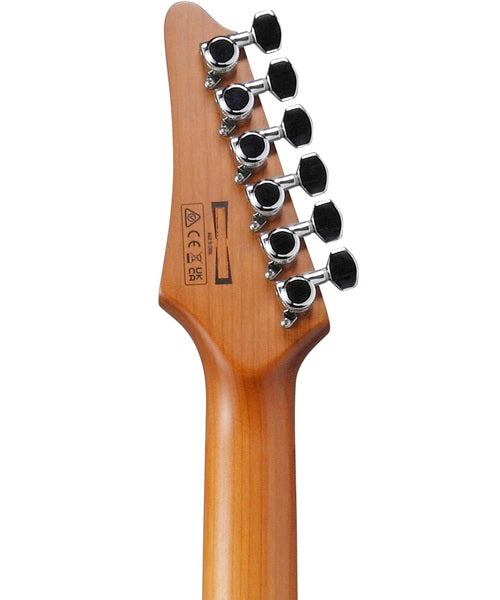 Ibanez Guitarra Eléctrica Negro Transparente/Sombreado Negro AZ22S1F-TKS, Serie AZ Standard