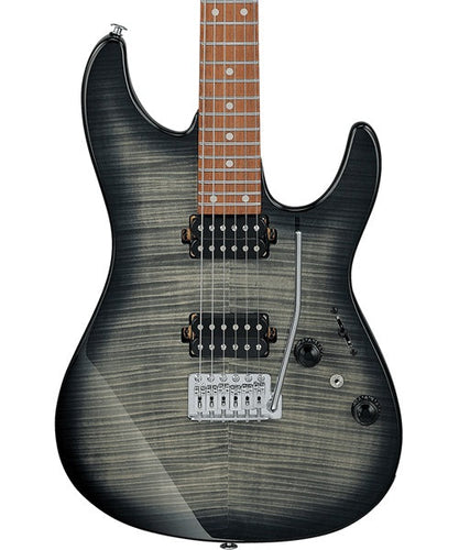 Ibanez Guitarra Eléctrica Negro Transparente/Sombreado Negro AZ24S1F-TKS, Serie AZ Standard