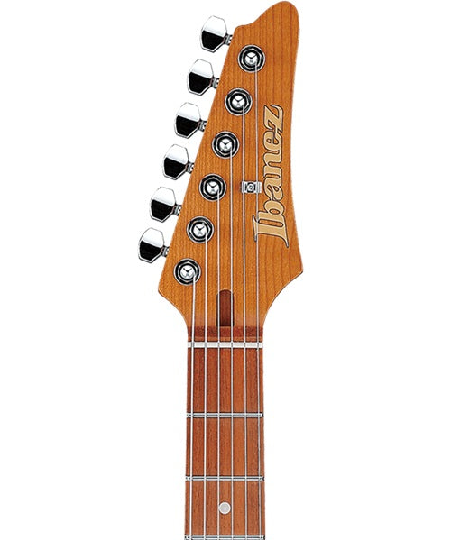 Ibanez Guitarra Eléctrica Ámbar Transparente/Sombreado Café AZ24S1F-VLS, Serie AZ Standard