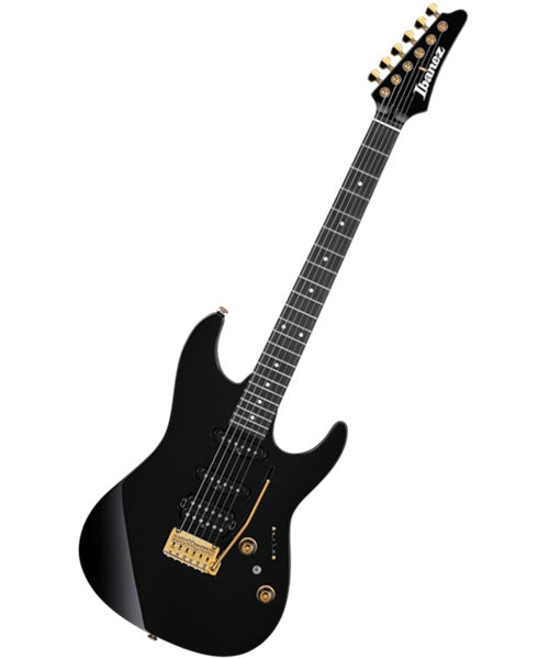 “Exclusiva en Veerkamp Online” Ibanez Guitarra Eléctrica Negro AZ26P1-BK con Funda, Serie AZ Premium