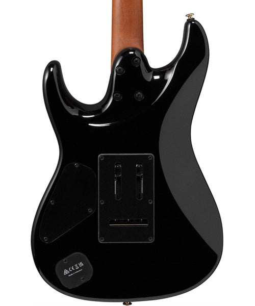 “Exclusiva en Veerkamp Online” Ibanez Guitarra Eléctrica Negro AZ26P1-BK con Funda, Serie AZ Premium