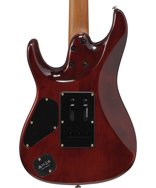 Guitarra Eléctrica Ibanez AZ Premium AZ47P1QM-DEB Café Sombreado con Funda