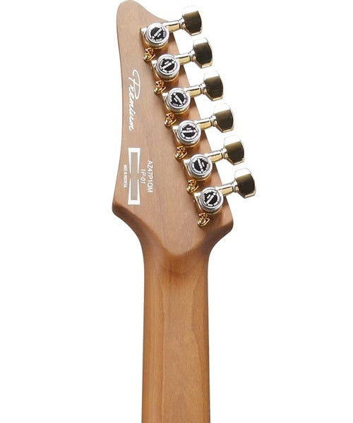 Guitarra Eléctrica Ibanez AZ Premium AZ47P1QM-DEB Café Sombreado con Funda