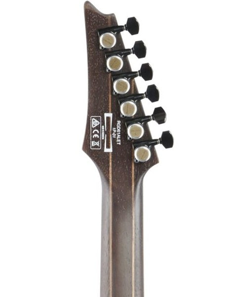 Exclusiva en Veerkamp Online Ibanez Guitarra Eléctrica Gris Metálico Mate RGD61ALET-MGM, Serie RGD Axe Design Lab