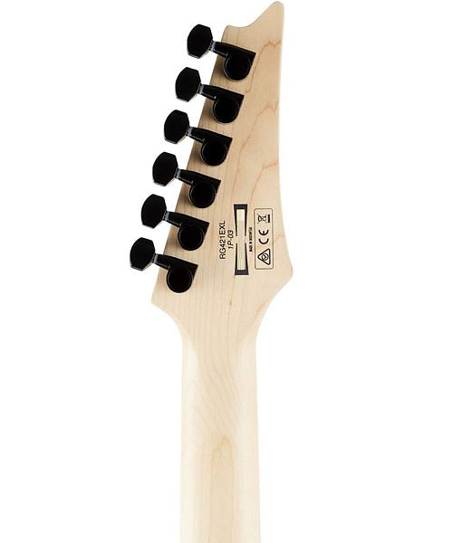 Ibanez Guitarra Eléctrica Negra Mate RG421EXL-BKF Zurda, Serie RG