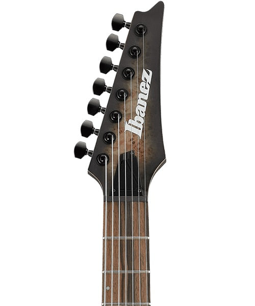 Ibanez Guitarra Eléctrica 7 Cuerdas Negro Entintado/Sombreado Mate RGD71ALPA-CKF, Serie RGD Axion Label