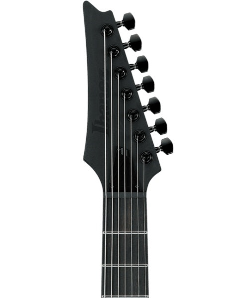 “Exclusiva en Veerkamp Online” Ibanez Guitarra Eléctrica 7 Cuerdas Negro Mate RGDRB71-BKF, Serie RGD Iron Label