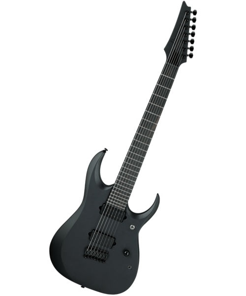 “Exclusiva en Veerkamp Online” Ibanez Guitarra Eléctrica 7 Cuerdas Negro Mate RGDRB71-BKF, Serie RGD Iron Label