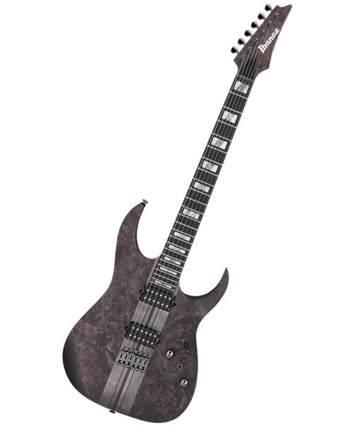 Exclusiva en Veerkamp Online Ibanez Guitarra Entintado Negro Mate RGT1221PB-DTF con Funda, Serie RG Premium