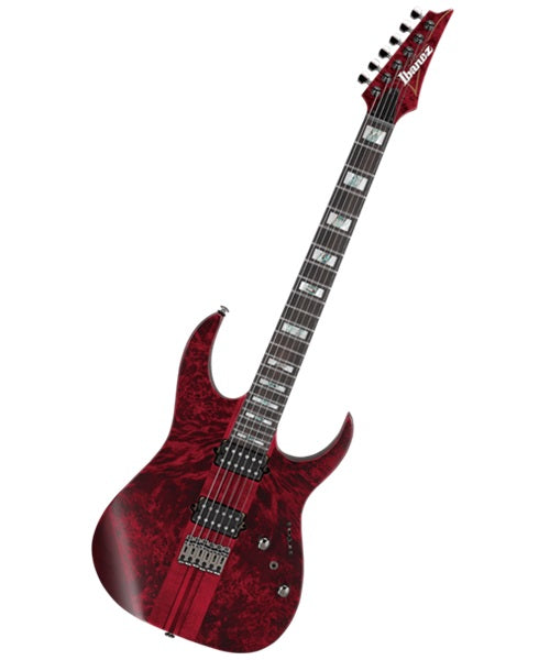 Ibanez Guitarra Rojo Entintado Mate RGT1221PB-SWL con Funda, Serie RG Premium