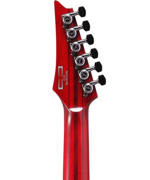 “Exclusiva en Veerkamp Online” Ibanez Guitarra Rojo Entintado Mate RGT1221PB-SWL con Funda, Serie RG Premium