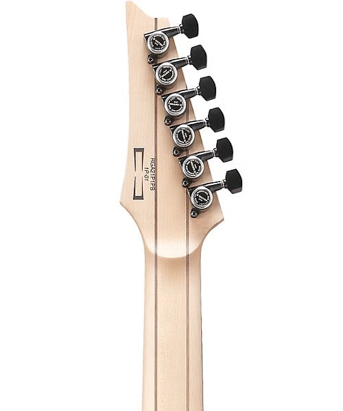“Exclusiva en Veerkamp Online” Ibanez Guitarra Eléctrica Entintado Negro Mate RGA21P1PB-DRL con Funda, Serie RGA Premium