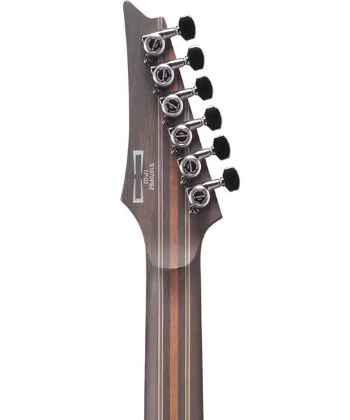Exclusiva en Veerkamp Online Ibanez Guitarra Eléctrica Natural Sombreado Negro S1070PBZ-CKB con Funda, Serie S Premium